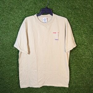 Connecticut Rivers Council BSA Boy‎ Scouts Beige T Shirt XL single stitch VTG